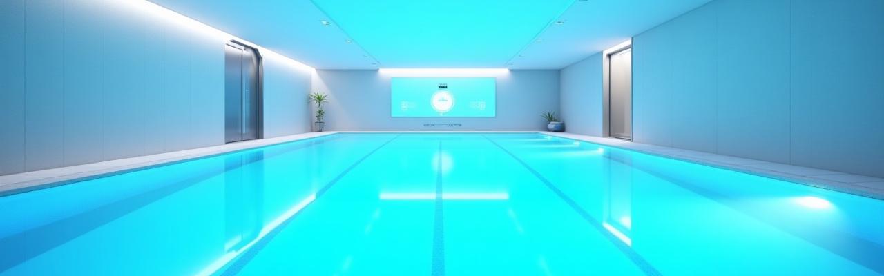 IoT水質管理システム導入フィットネスプール