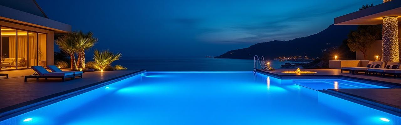 リノベーションされたホテルプール