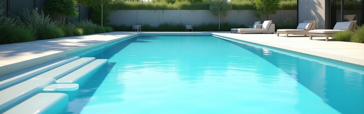 省エネ化された個人邸宅プール