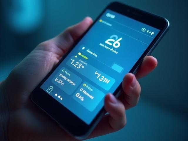 リアルタイムの水質データを示すスマートフォンのダッシュボード